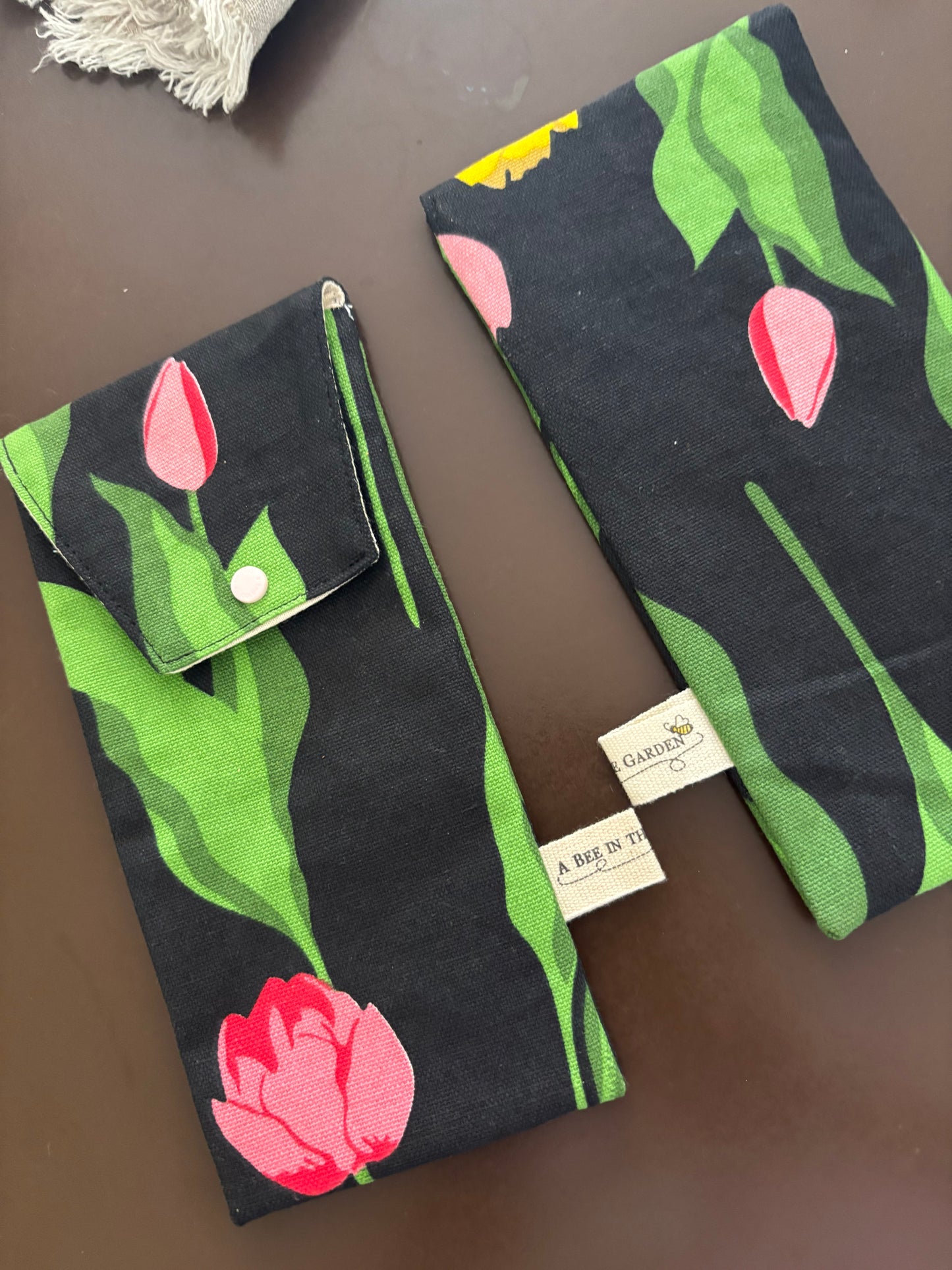Cutlery Pouch - Tulips