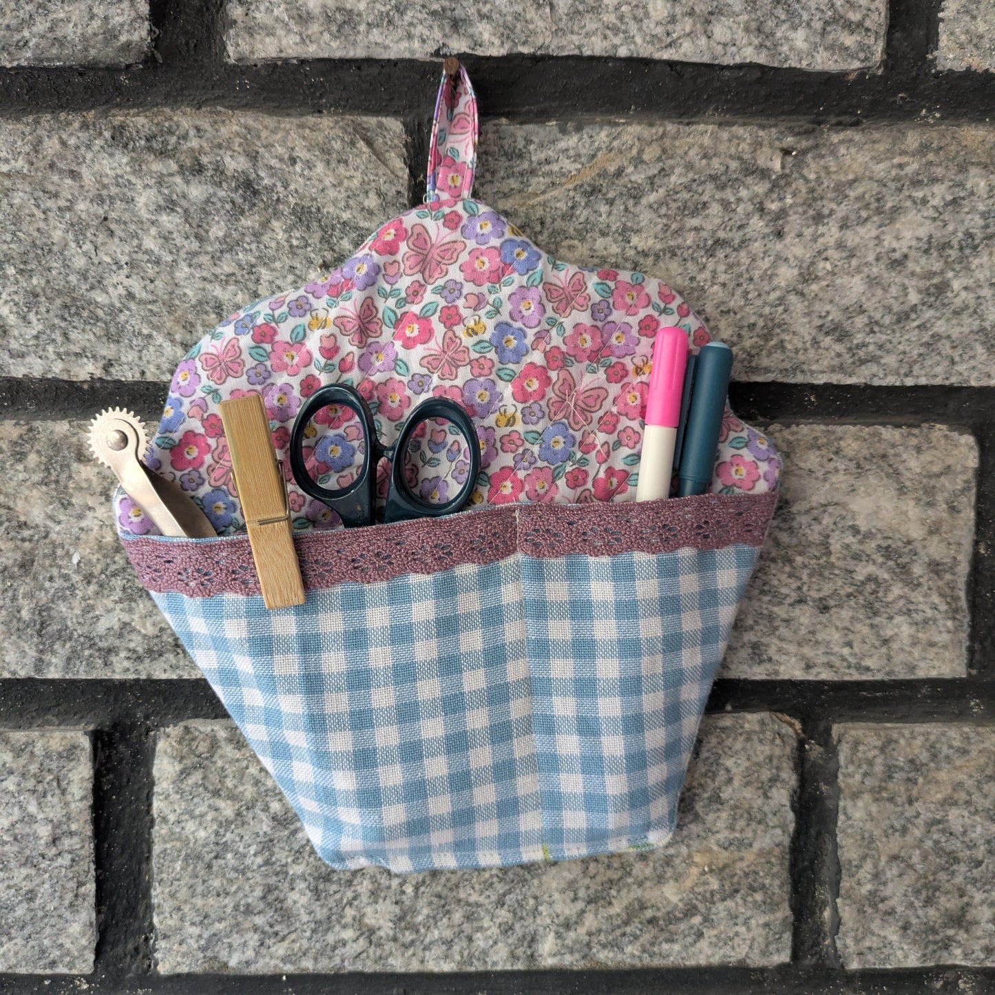 Wall pocket/organiser - Cupcake
