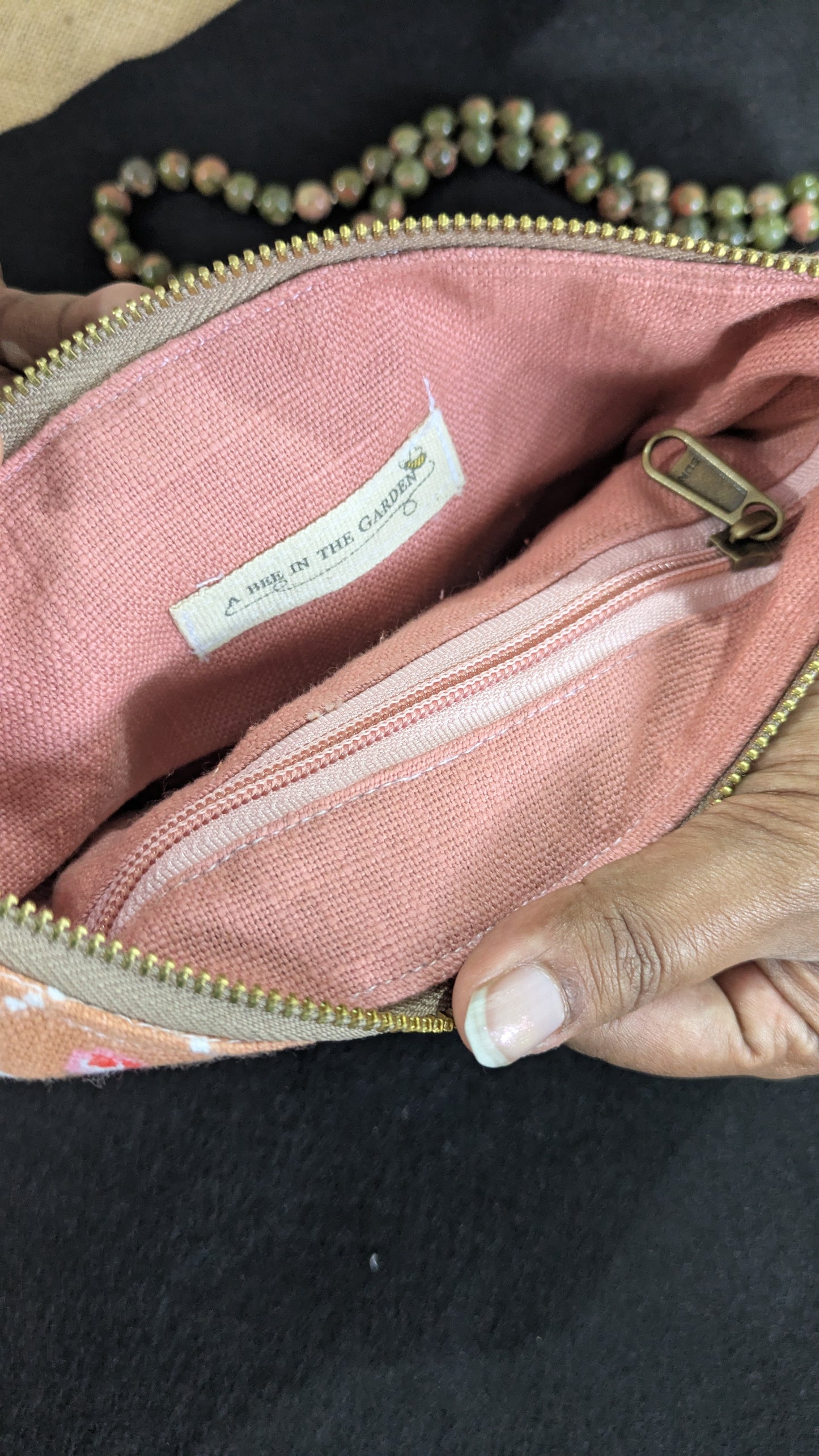 Ladies Wristlet - Dusty Pink Roses