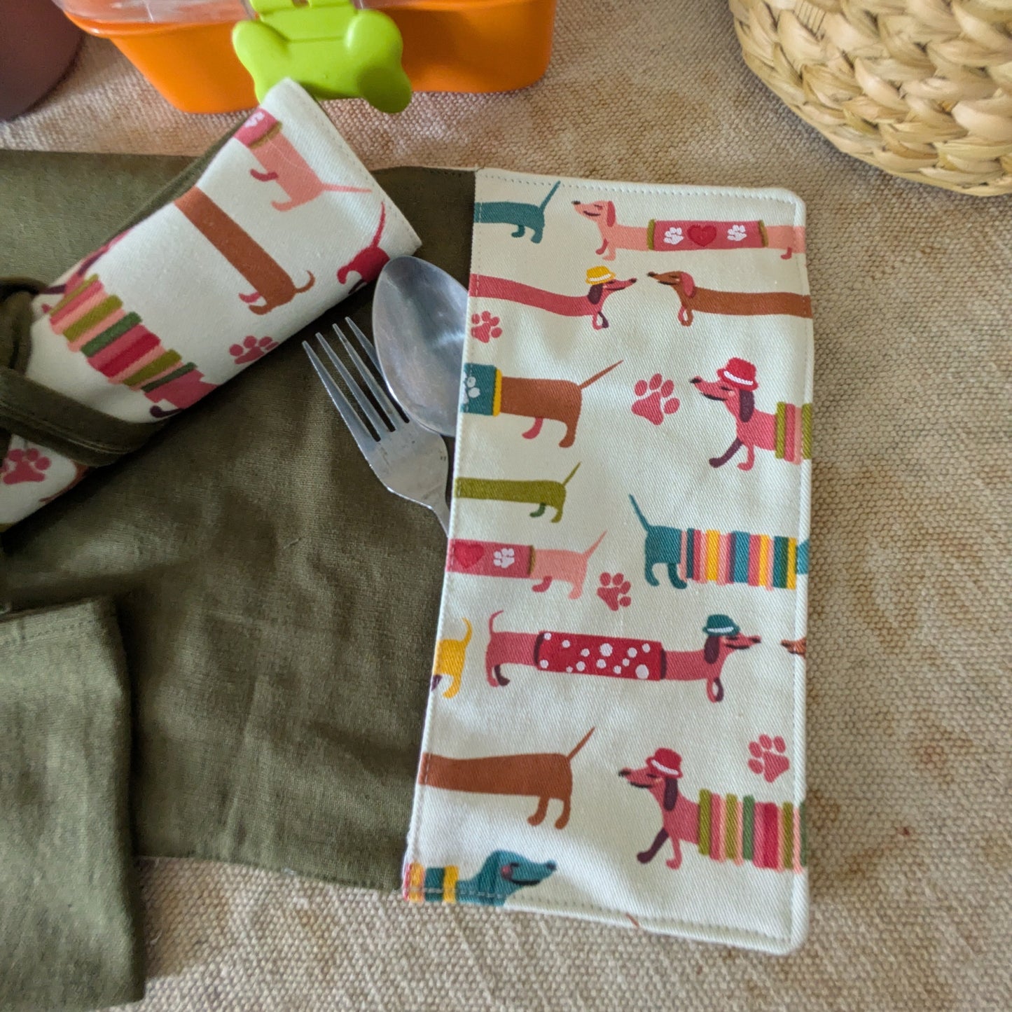 Placemat cum Cutlery Roll - Non Personalised