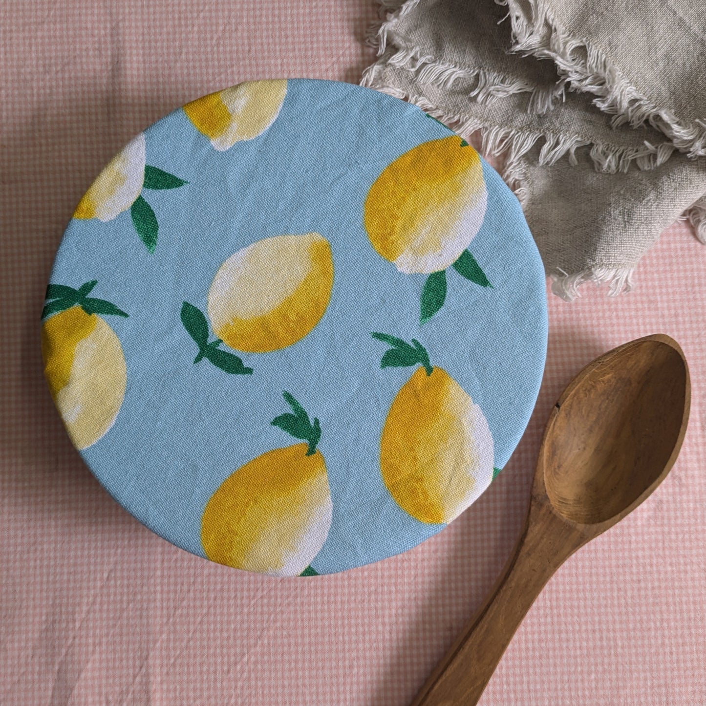 Fabric Bowl covers - Set of 3 - Citrus