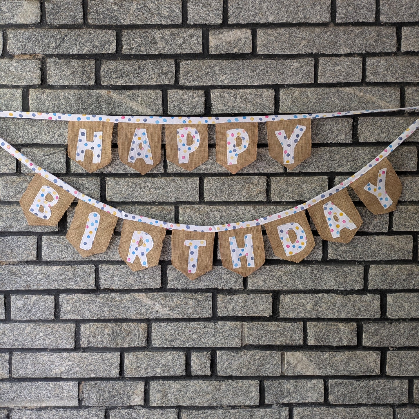 Birthday Bunting - Polka Dots