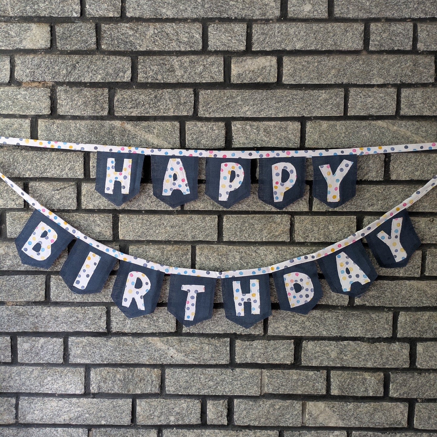 Birthday Bunting - Polka Dots