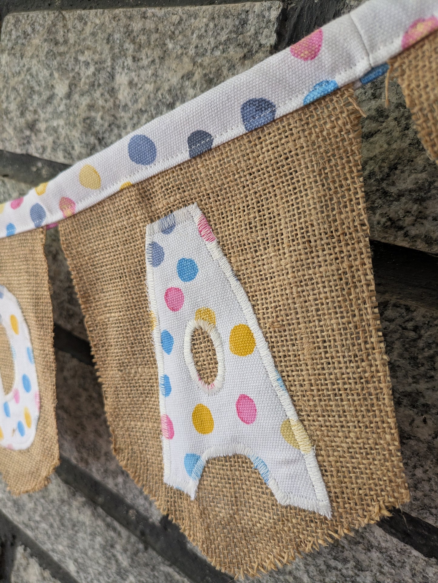 Birthday Bunting - Polka Dots