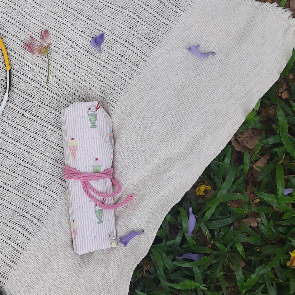 Picnic Roll - Pink Ice cream