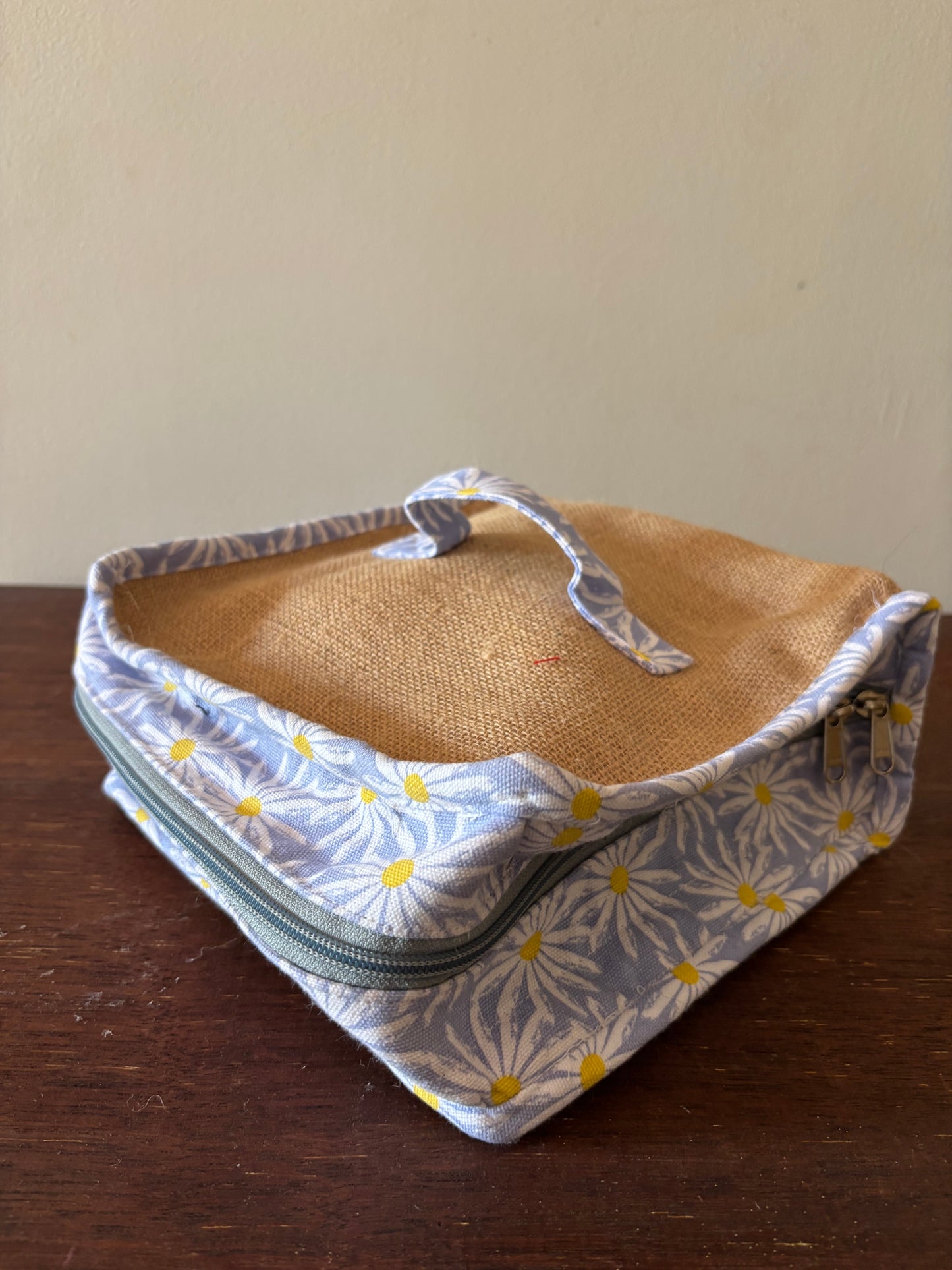 Sample : Travel Jewellery Organiser :Burlap