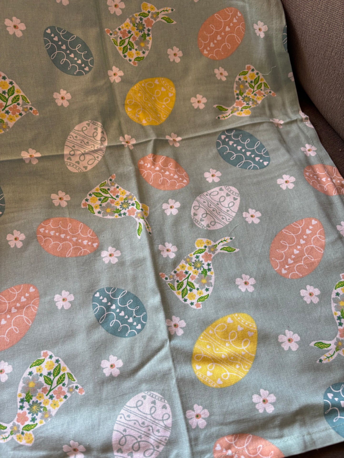 Dish Towel -Curated-Pair- Peaches and Bunnies