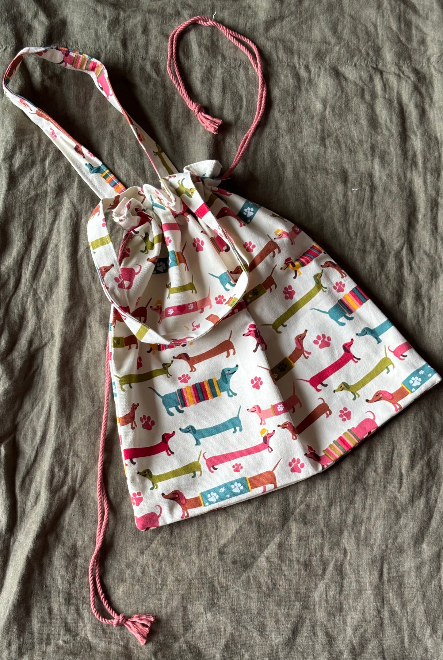 Drawstring Bag - Sausage Dog