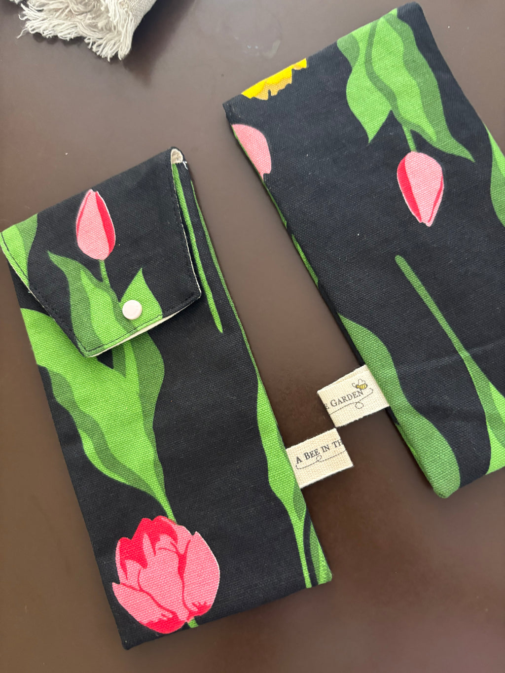 Cutlery Pouch - Tulips