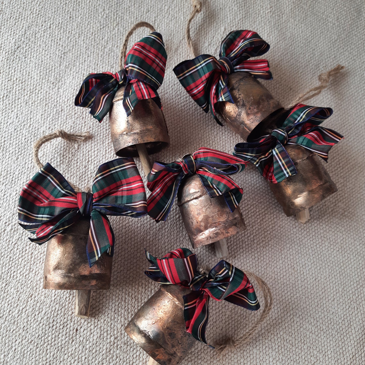 Rustic Cowbell Bauble - 1 pc