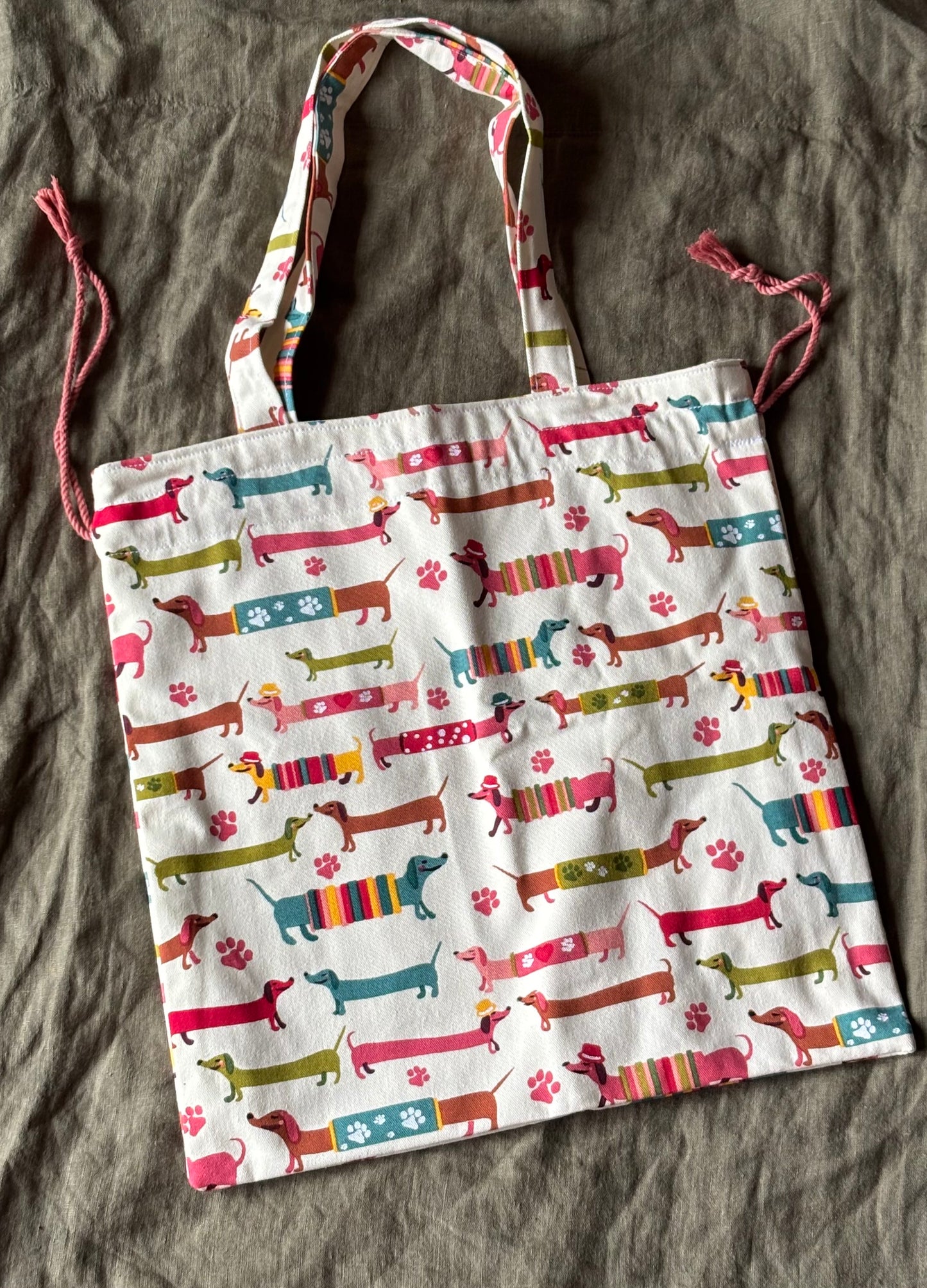 Drawstring Bag - Sausage Dog