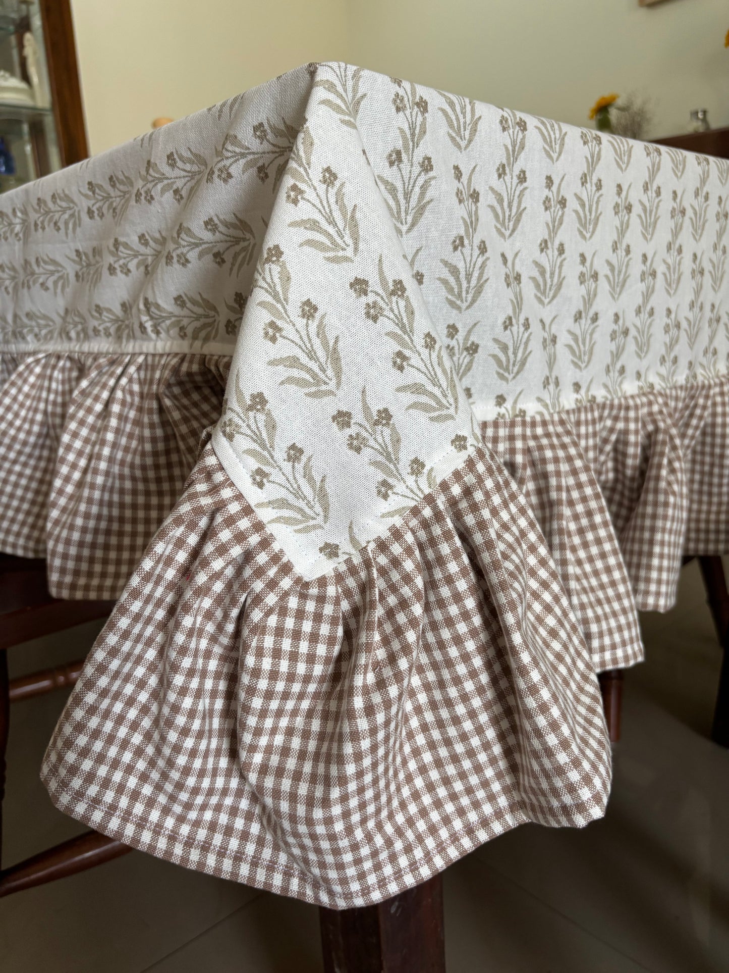 Table Cover: Neutral Spring (Made to Order Only)