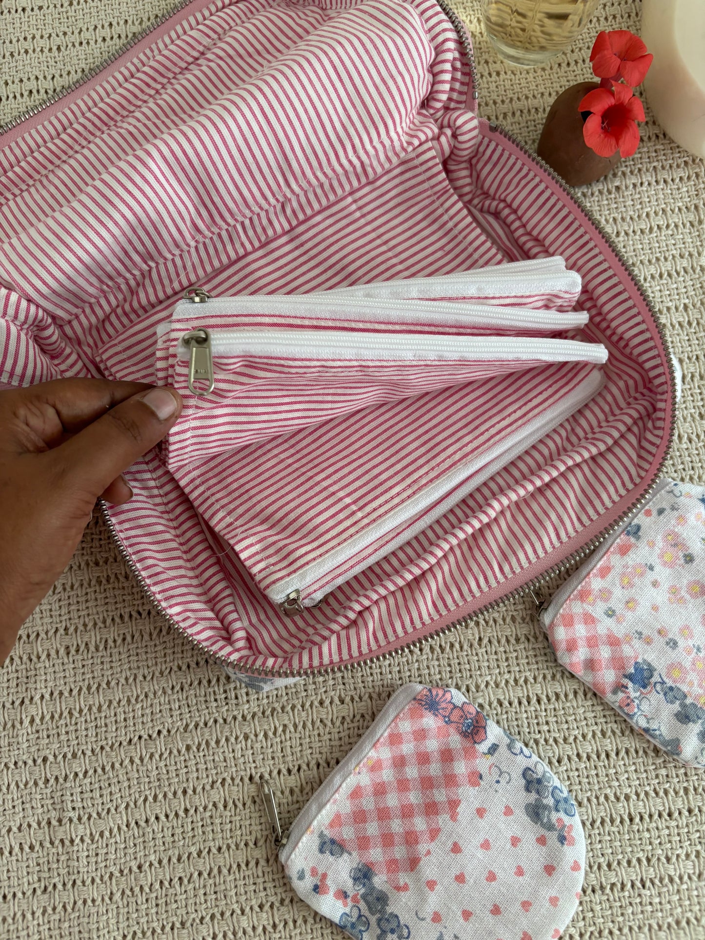 PRE ORDER : Travel Jewellery Organiser : Pastel Patches