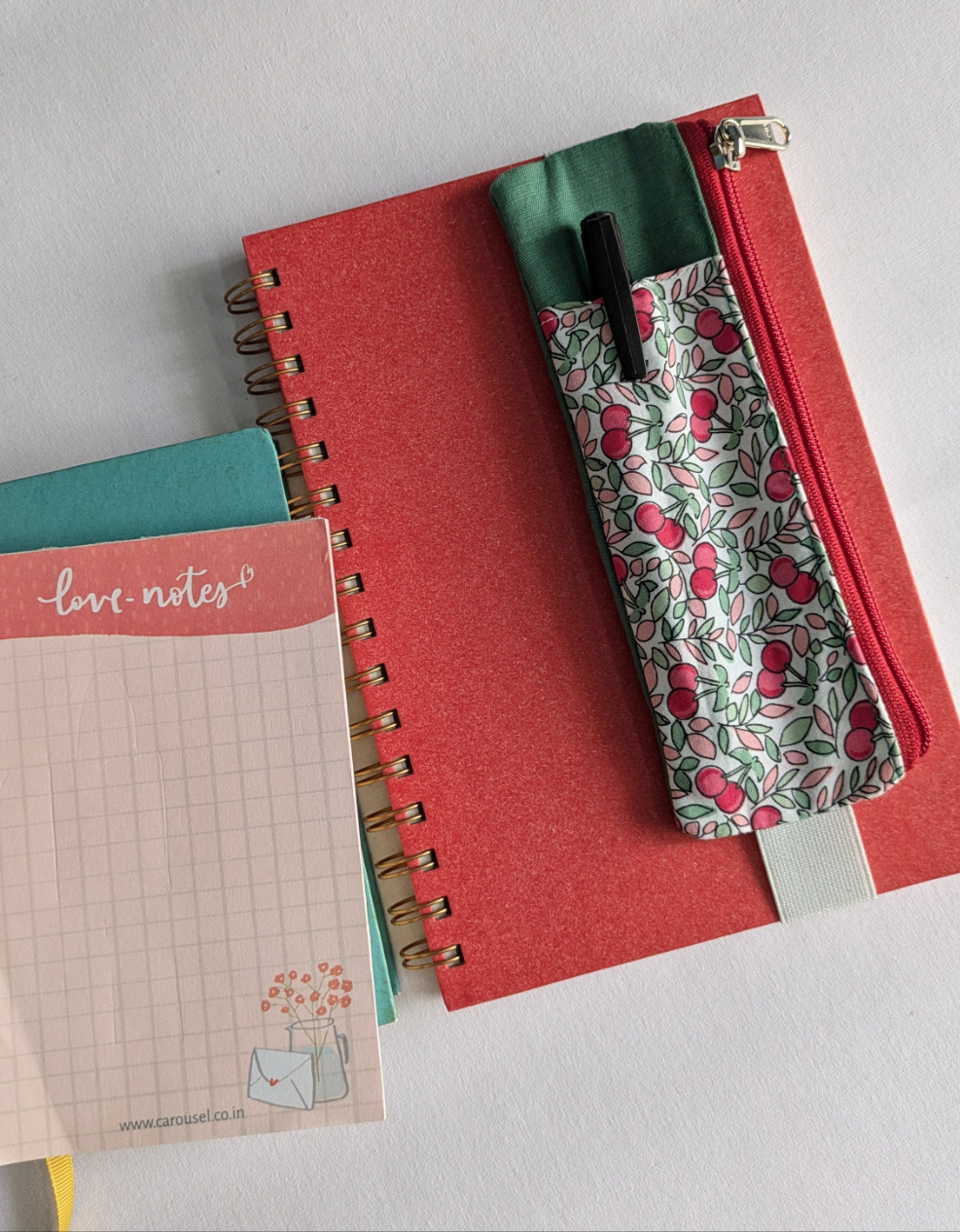 Pen Sleeve - Cherry