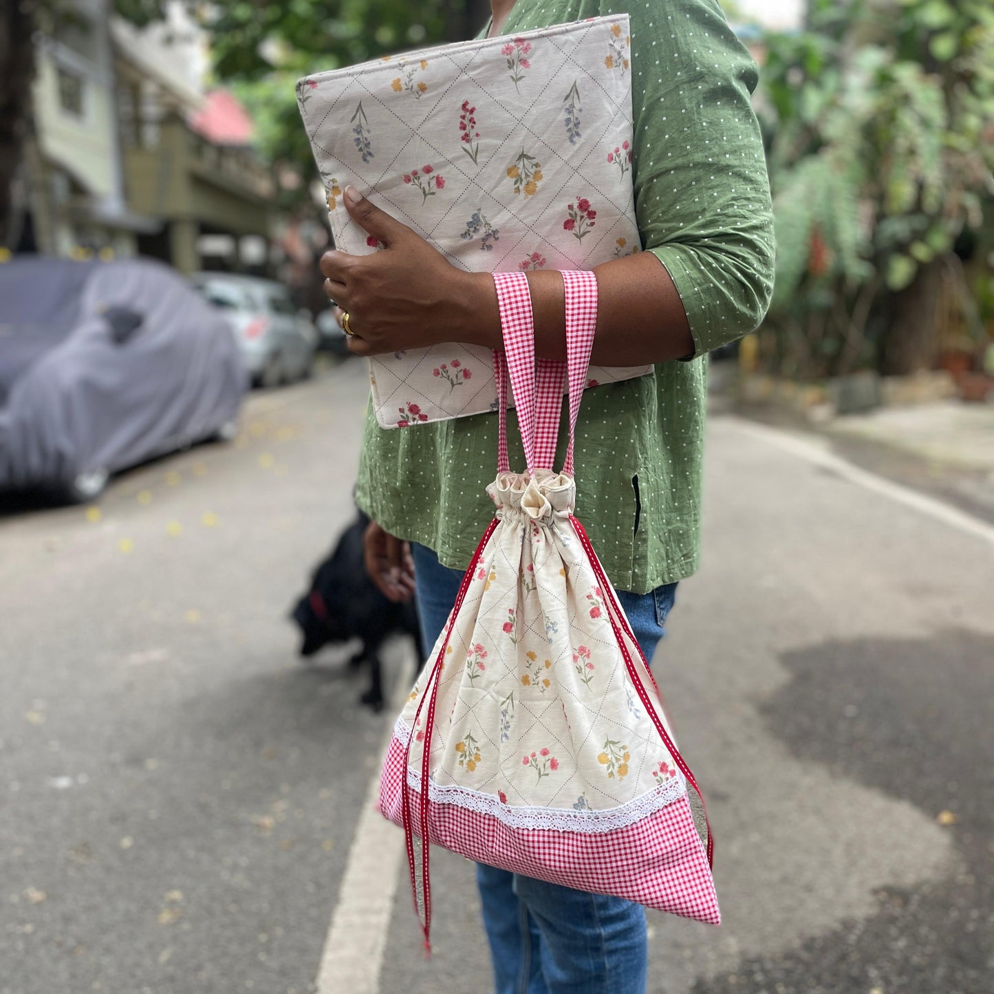 Drawstring Bag - Wildflowers