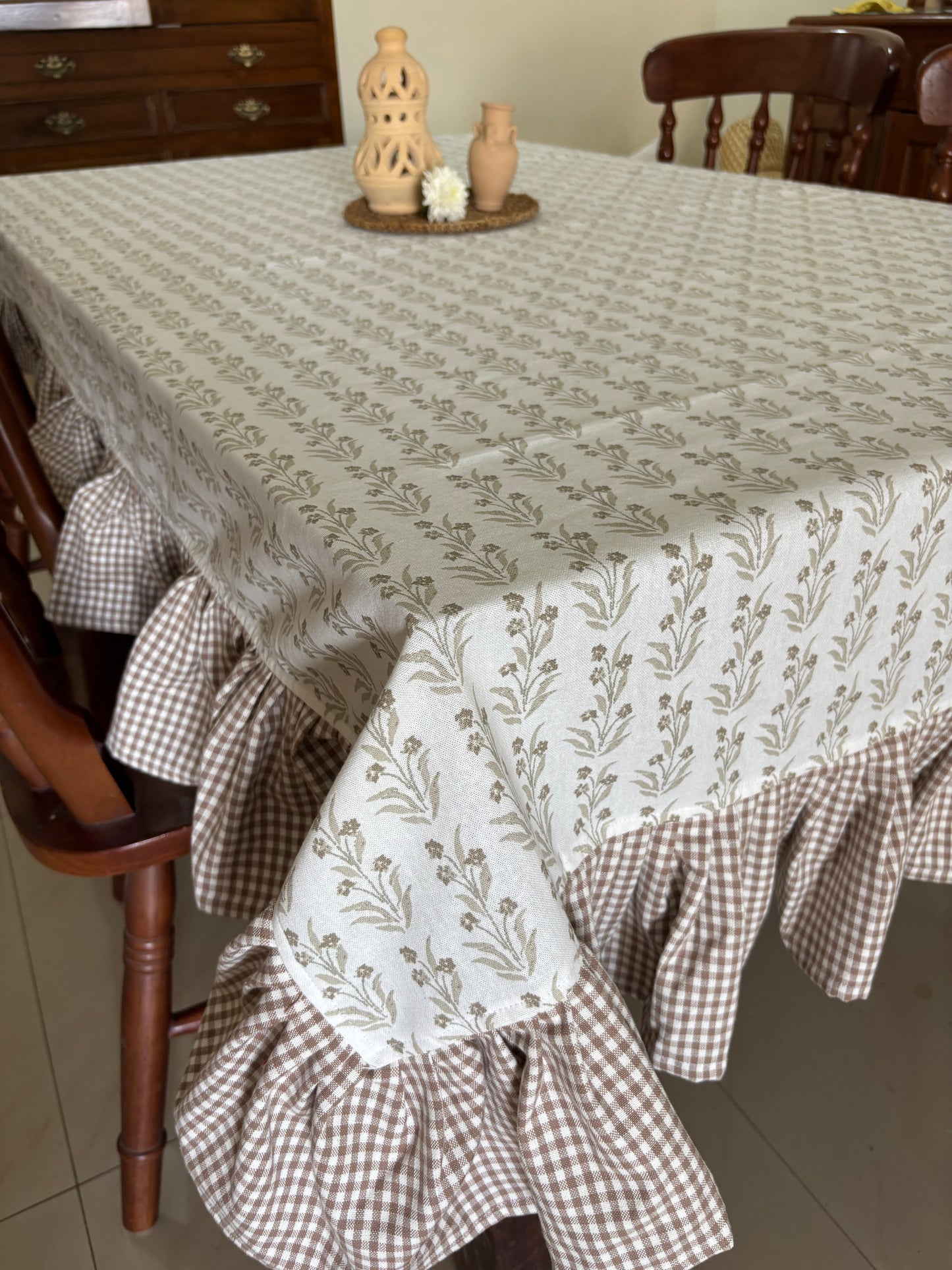 Table Cover: Neutral Spring (Made to Order Only)