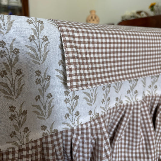 Table Runner -Neutral Spring - Reversible