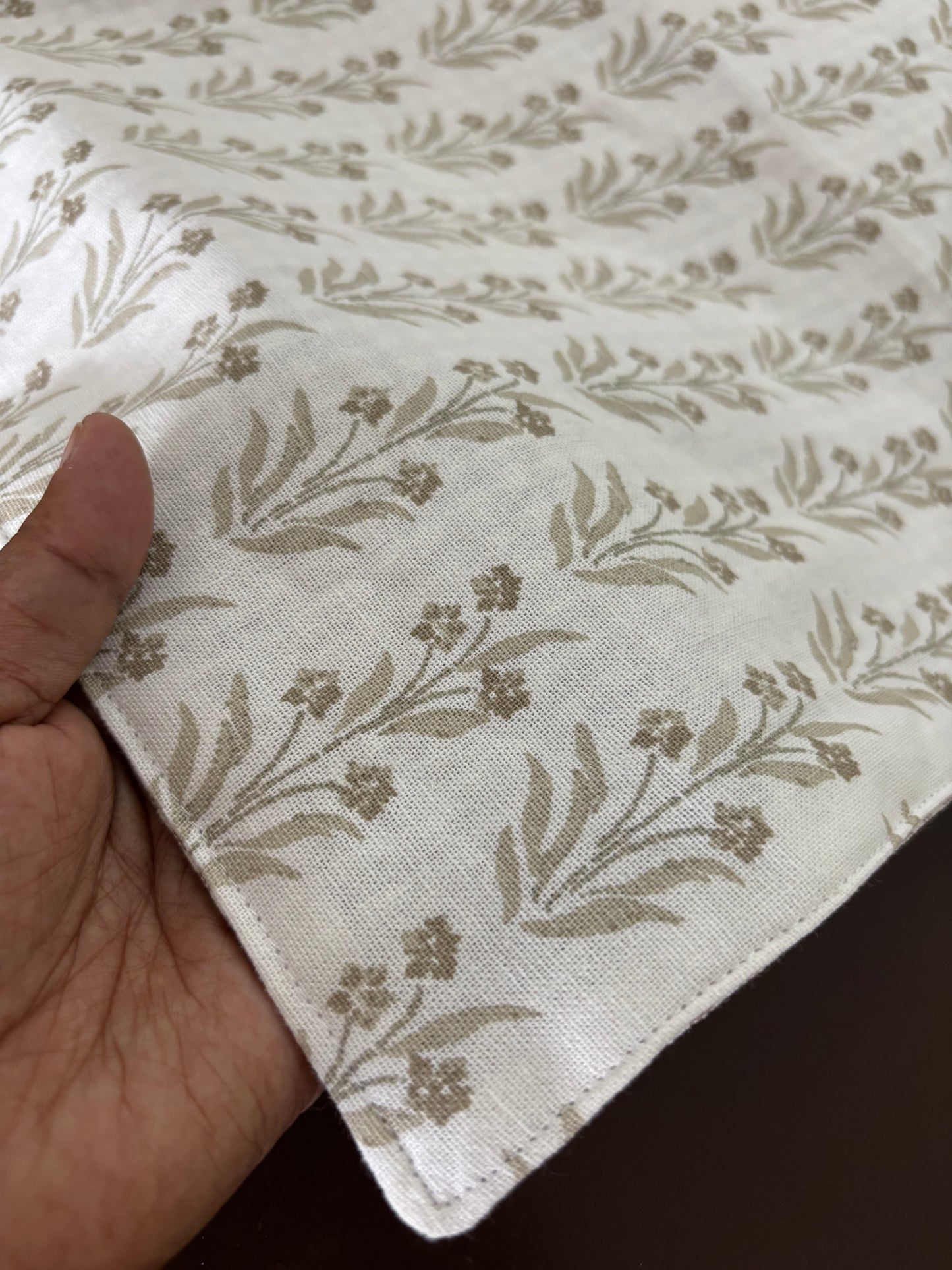 Table Runner -Neutral Spring - Reversible