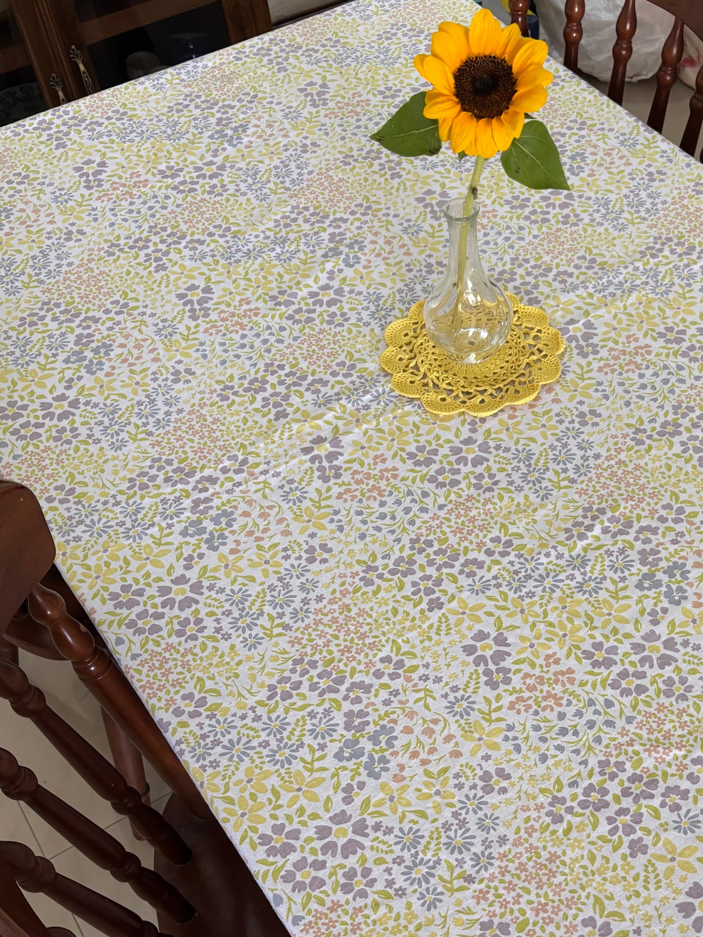 Table Cover: Scallop Garden (Made to Order)
