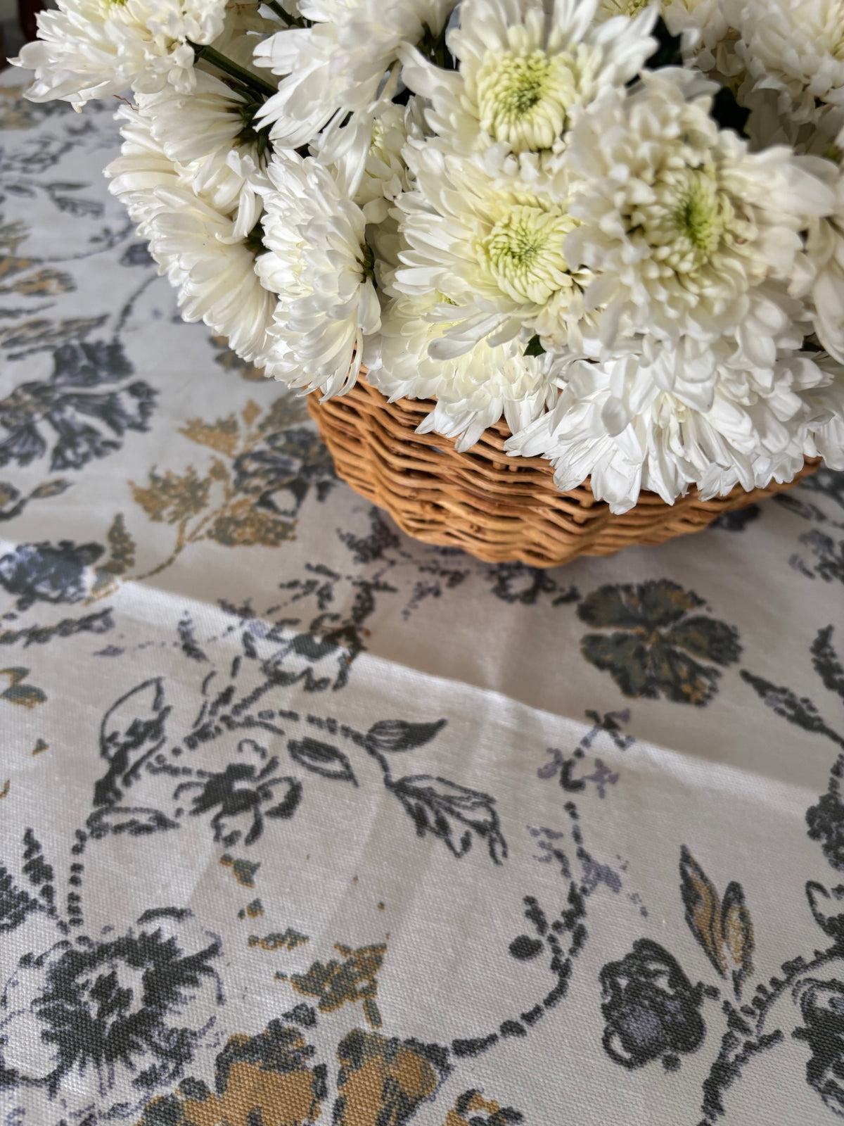 Table Cover - Soft Botanicals (Made to Order only)