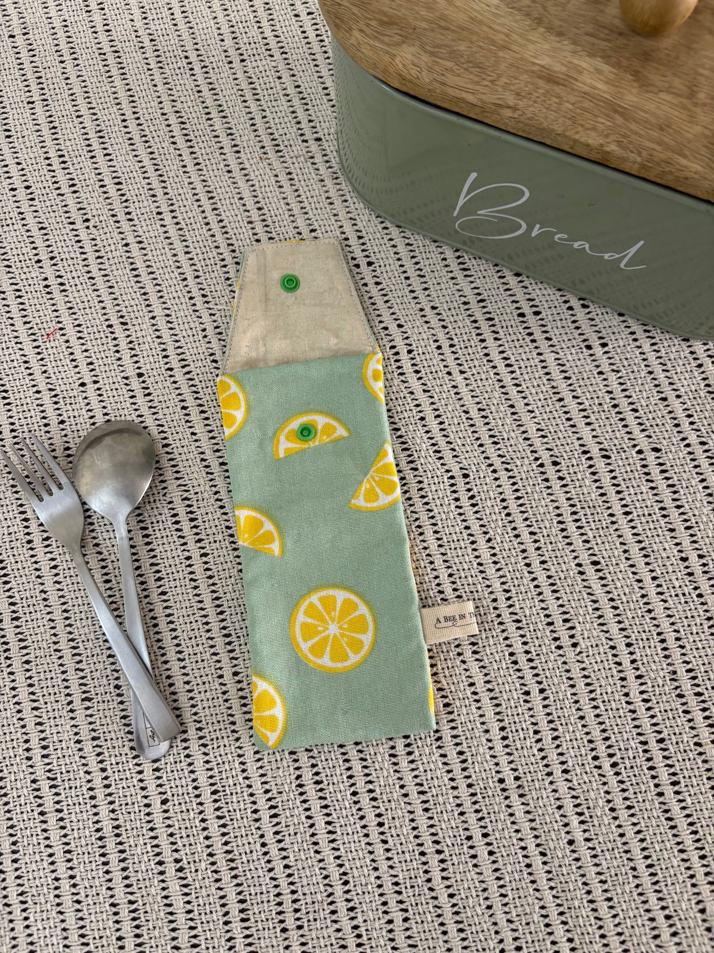 Cutlery Pouch -Lemon Grove