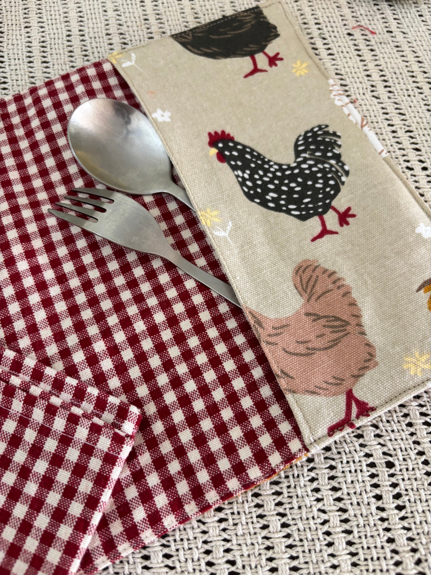 Placemat cum Cutlery Roll - Non Personalised