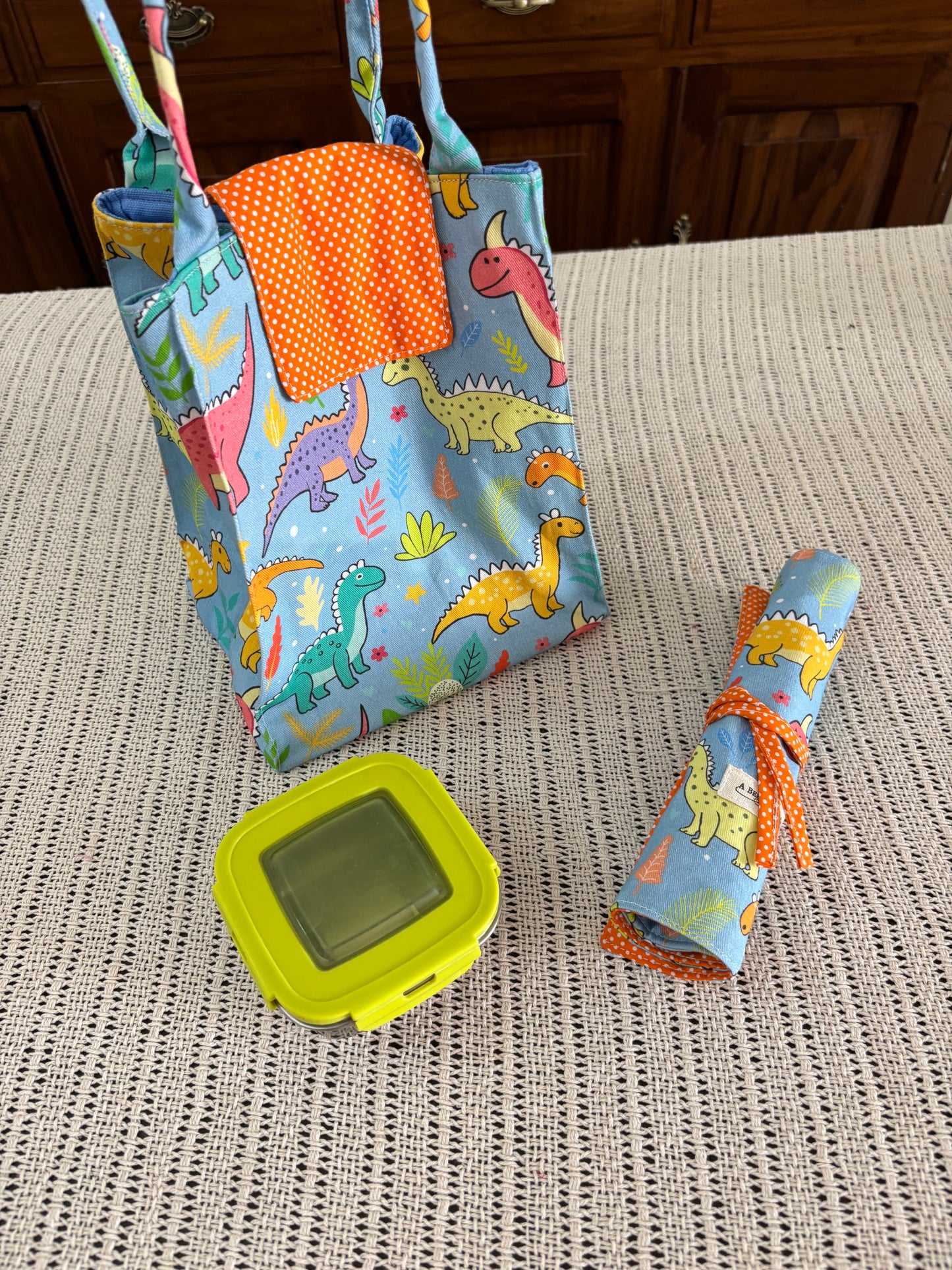 Lunch Bag - Pastel Dinos