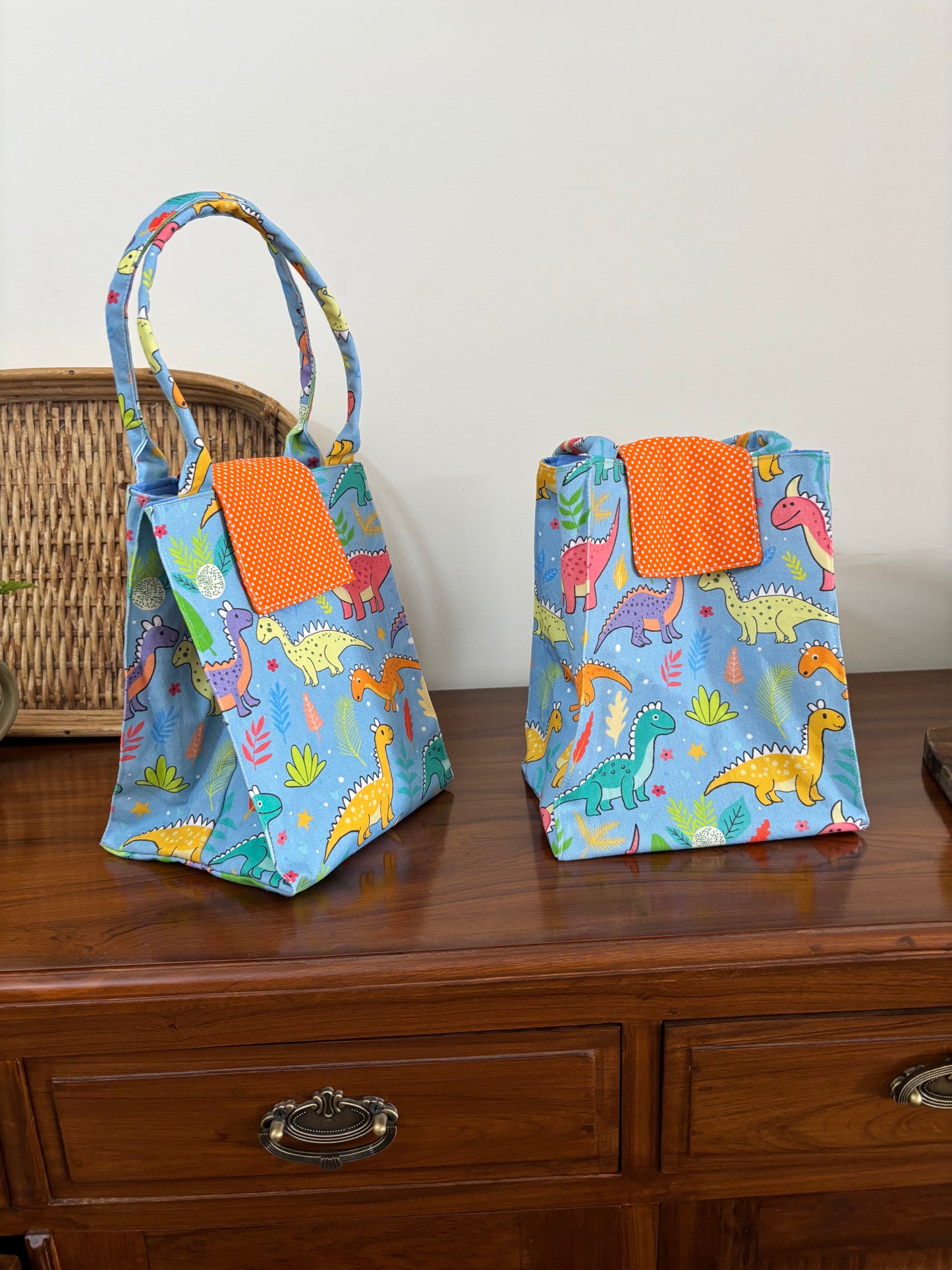 Lunch Bag - Pastel Dinos