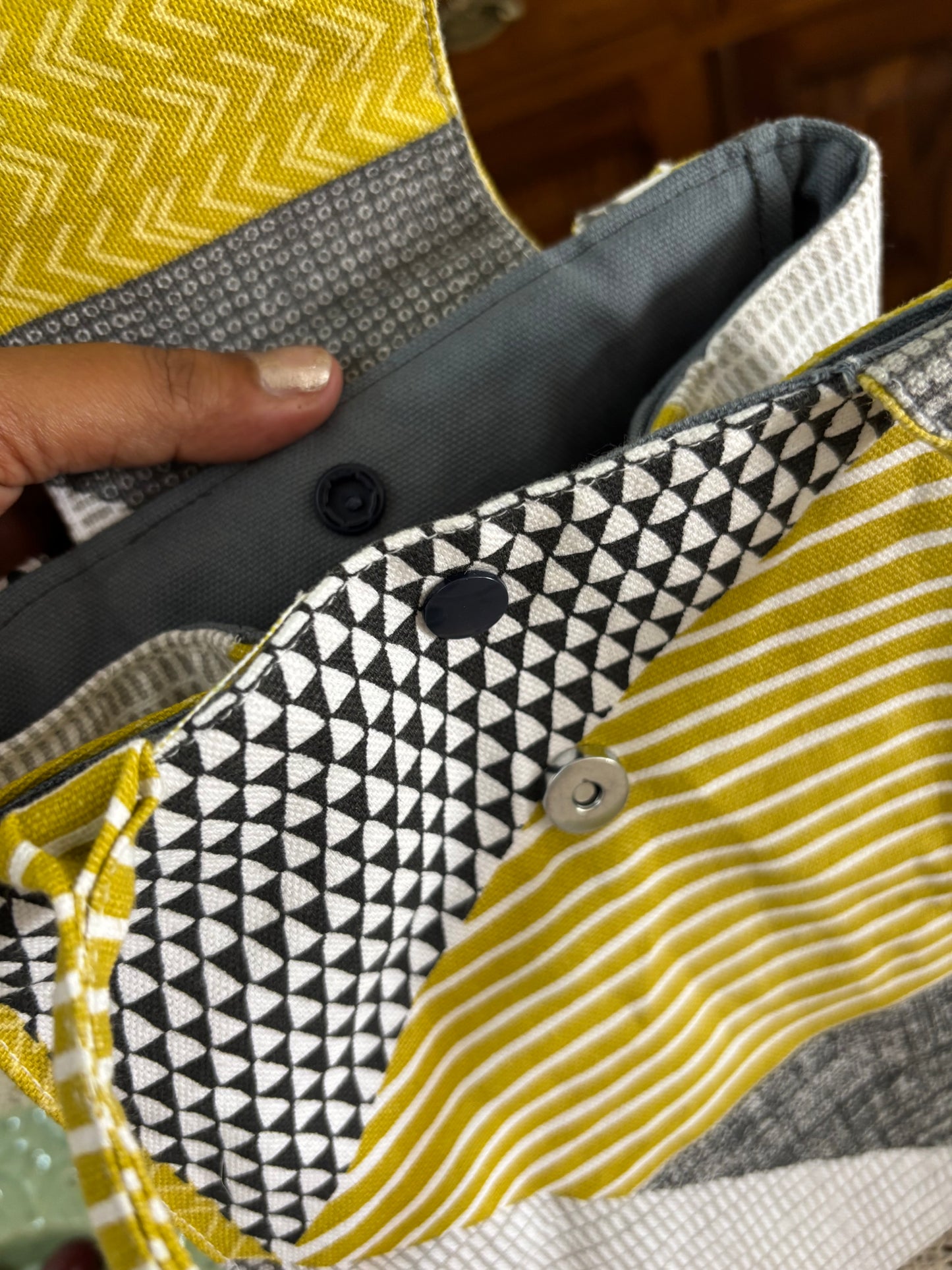 Lunch Bag - Abstract Geometric Print
