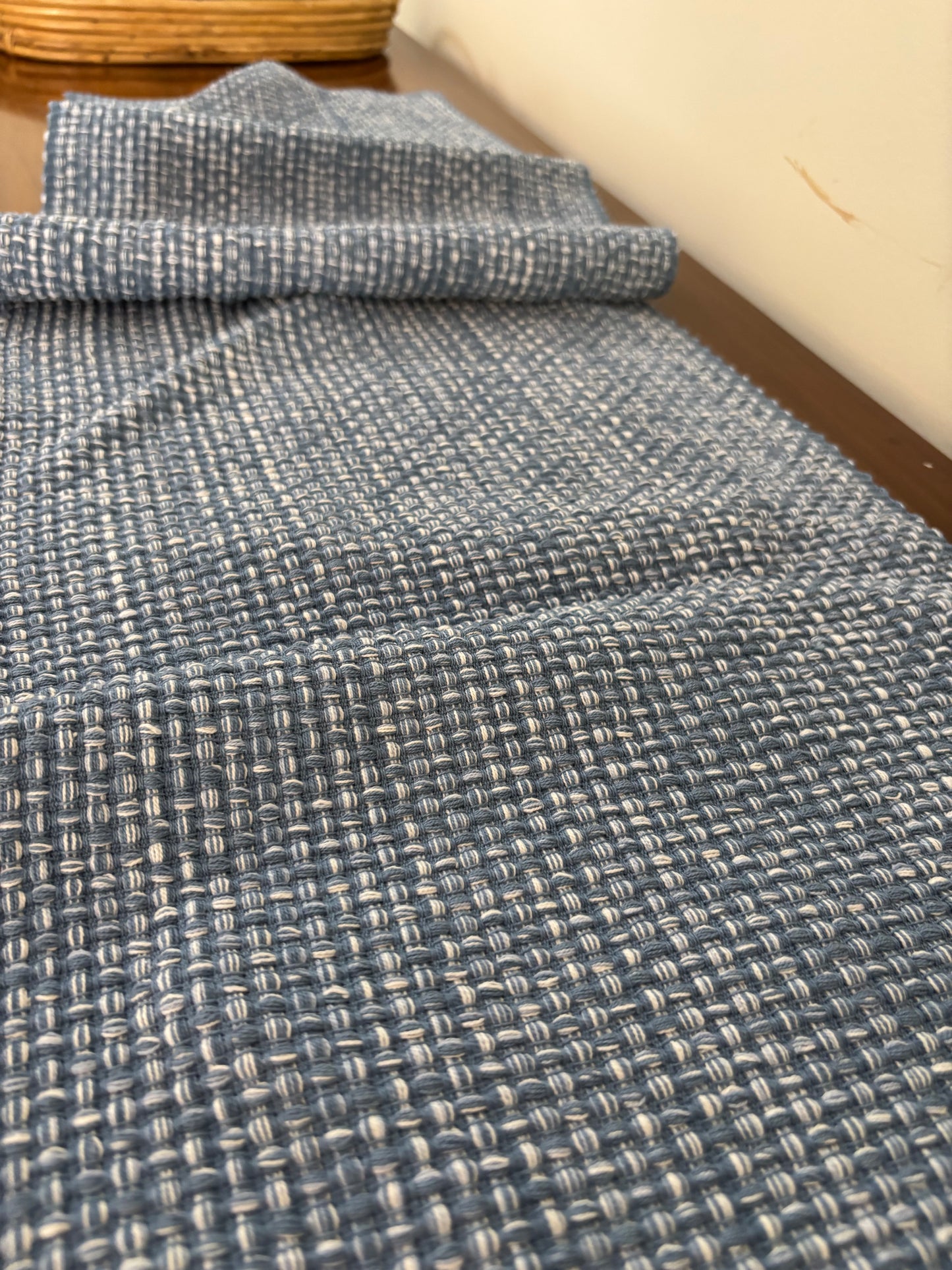 Table Runner - Curated - Textured Blue