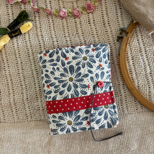 Needlebook - Coral and Turquoise