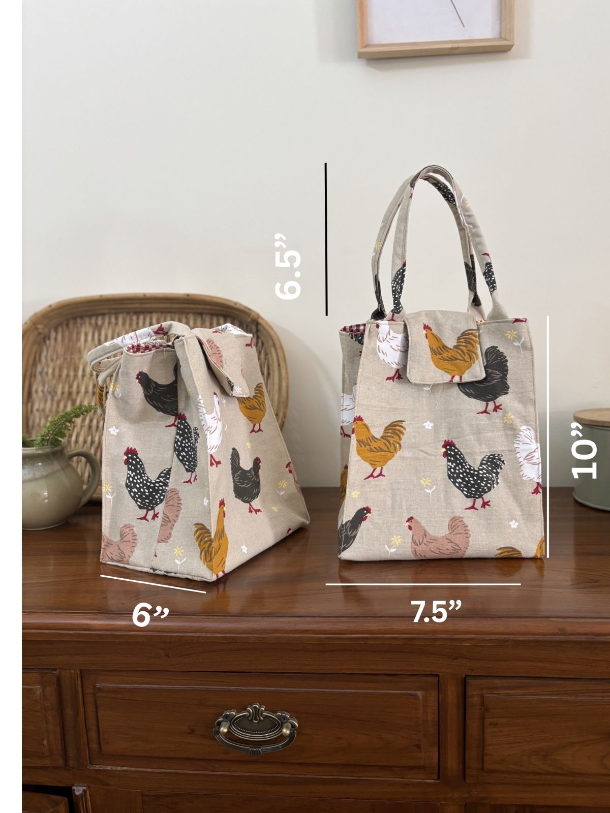 Lunch Bag - Multi Stripes
