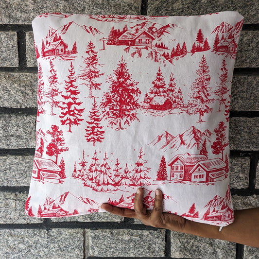 Cushion Cover - Christmas Toile