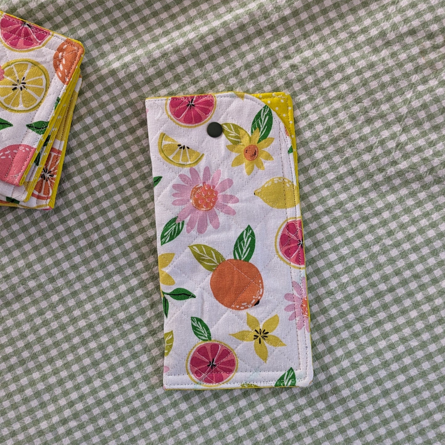 Sunglass/Spectacle Pouch - Citrus Flowers