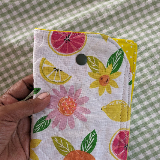 Sunglass/Spectacle Pouch - Citrus Flowers