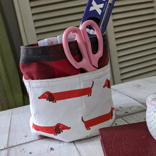 Desk caddy - Dachshunds