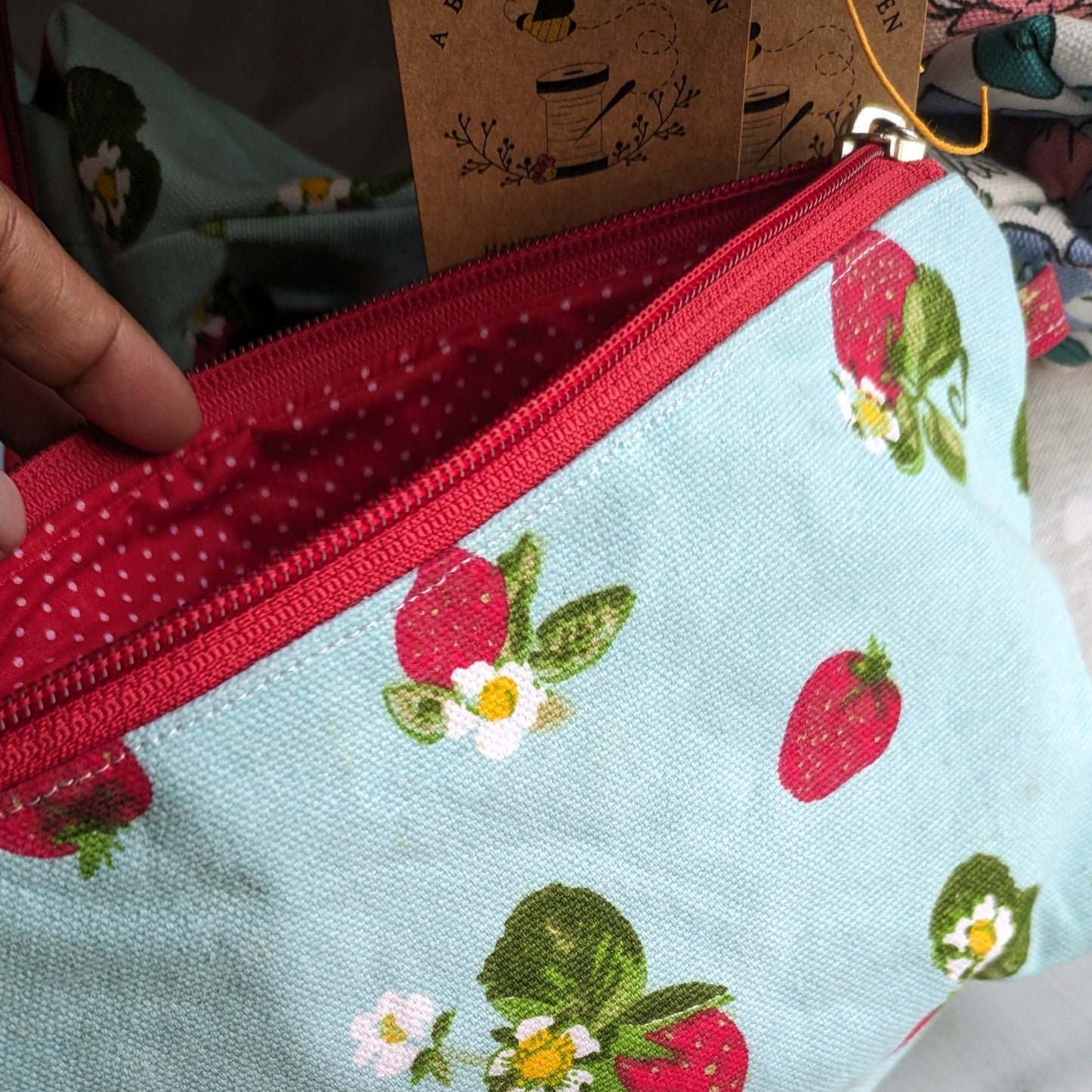 Toiletry Pouch - Strawberry