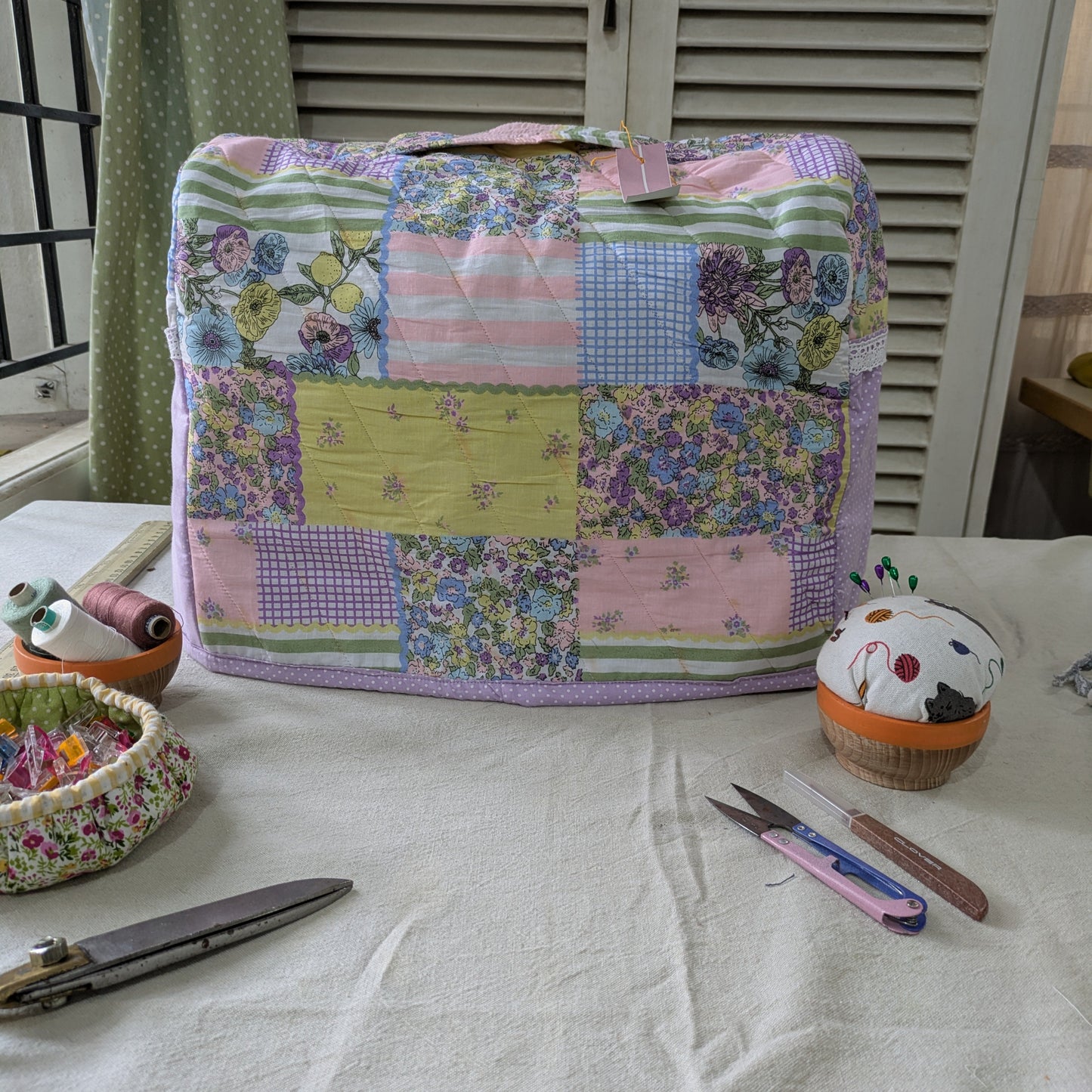 Sewing Machine Cover - Patchwork Print