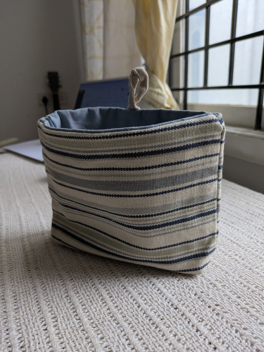 Sample - Wall Pocket - Grey Stripes