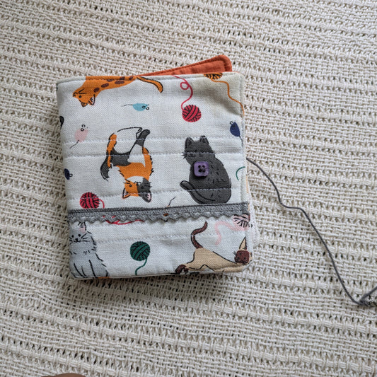 Sample -Needle Book Cats & Yarn