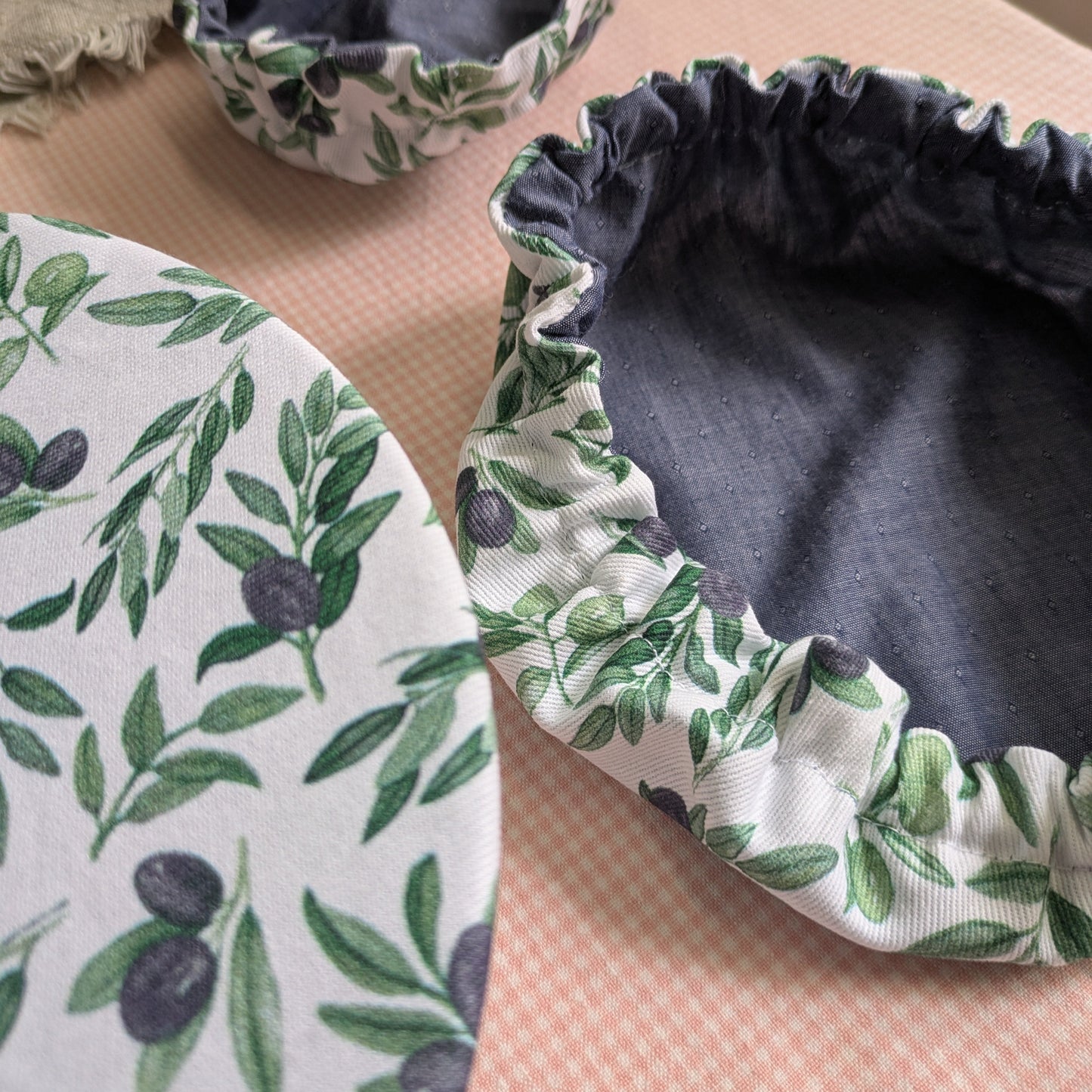 Fabric Bowl covers - Single.pc - Olive Garden