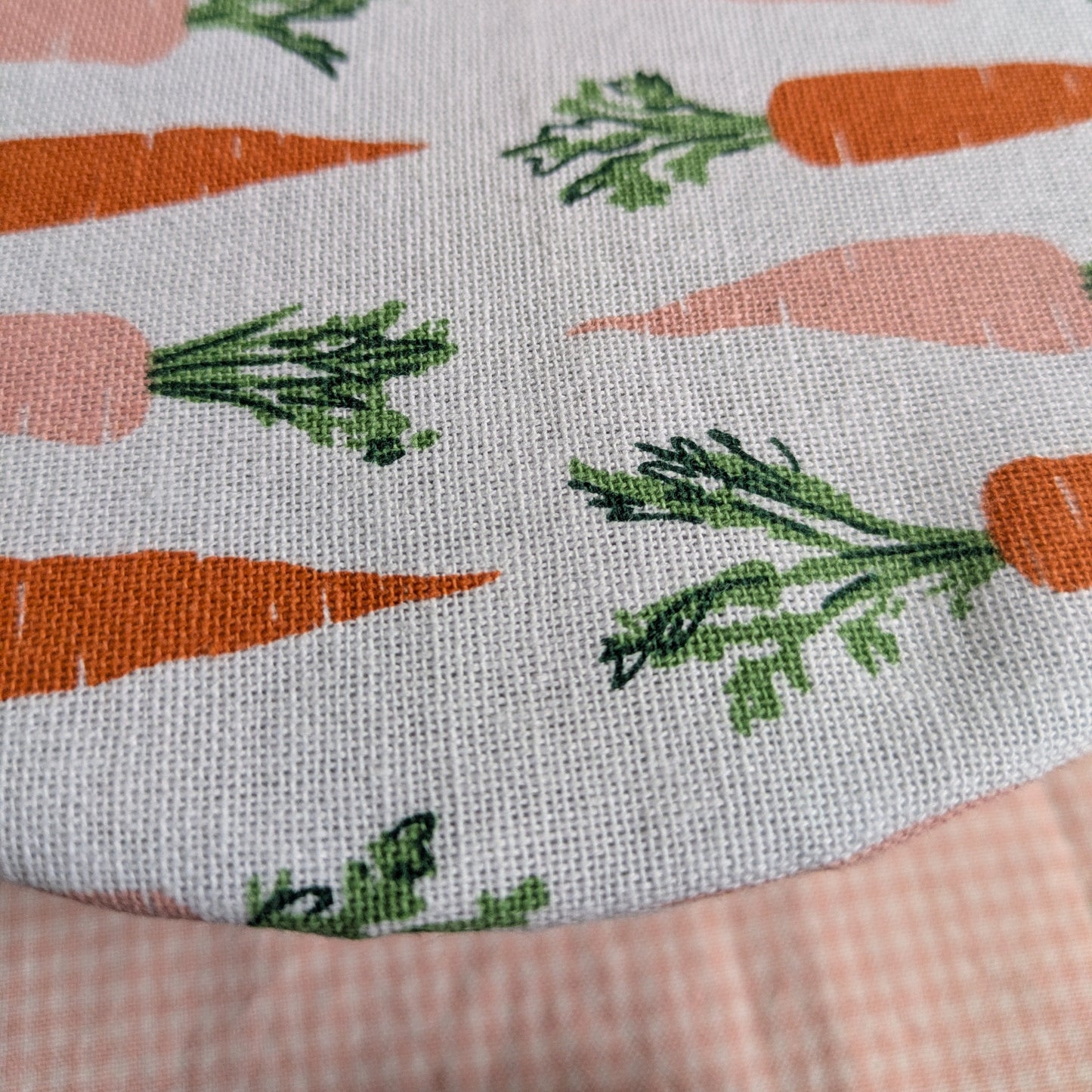Fabric Bowl covers - Set of 3 - Carrots