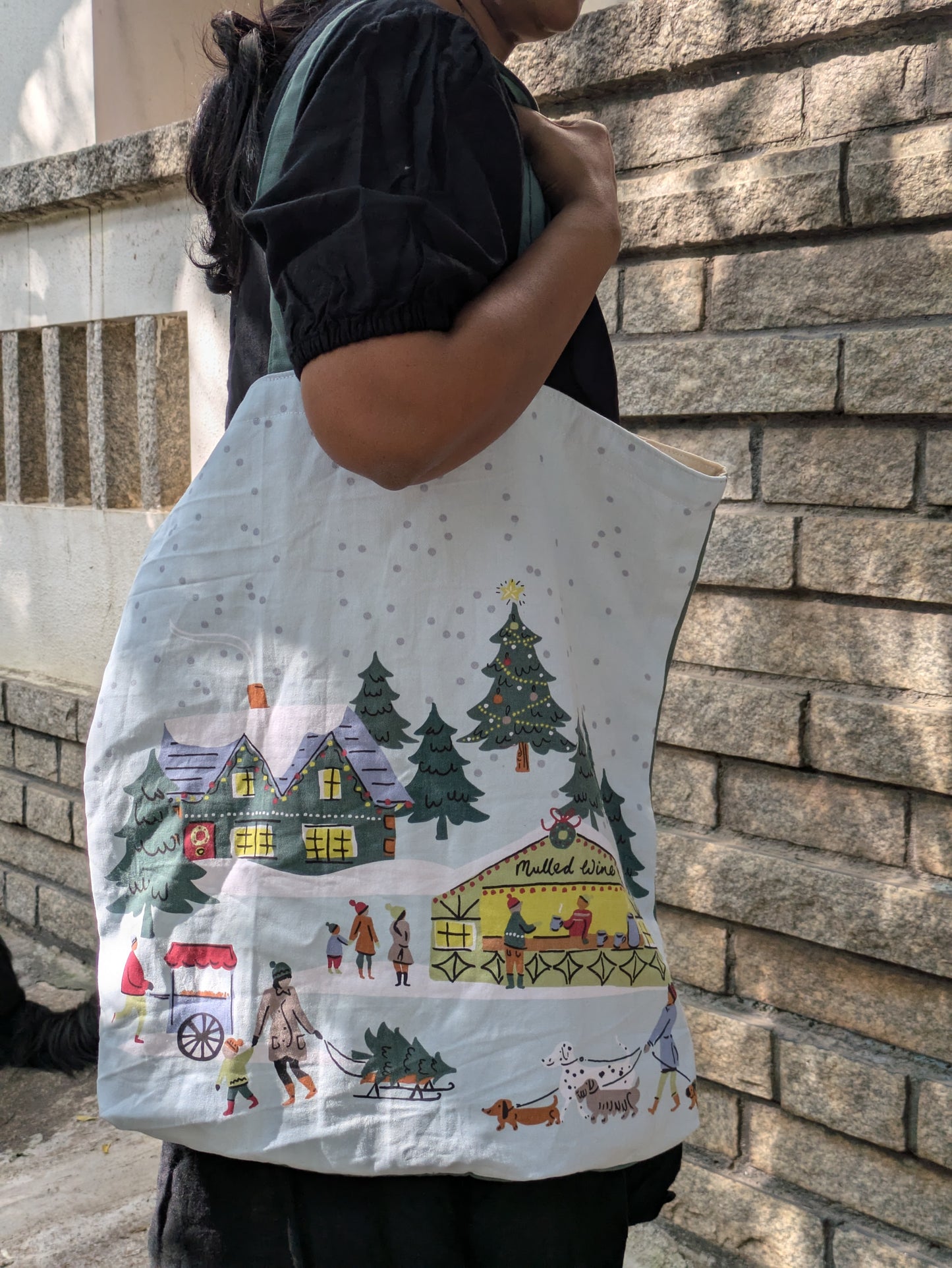 Shopping Tote Bag - Christmas Market