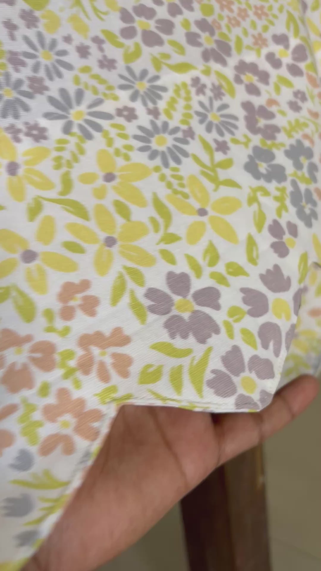 Table Cover: Scallop Garden (Made to Order)