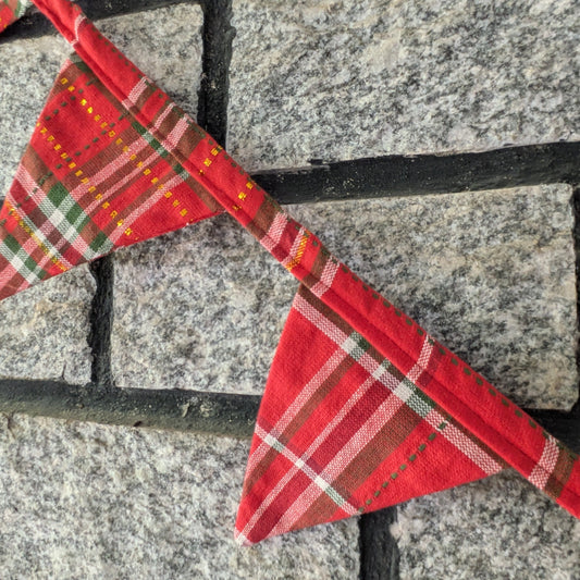 Fabric Bunting - Scottish Checks