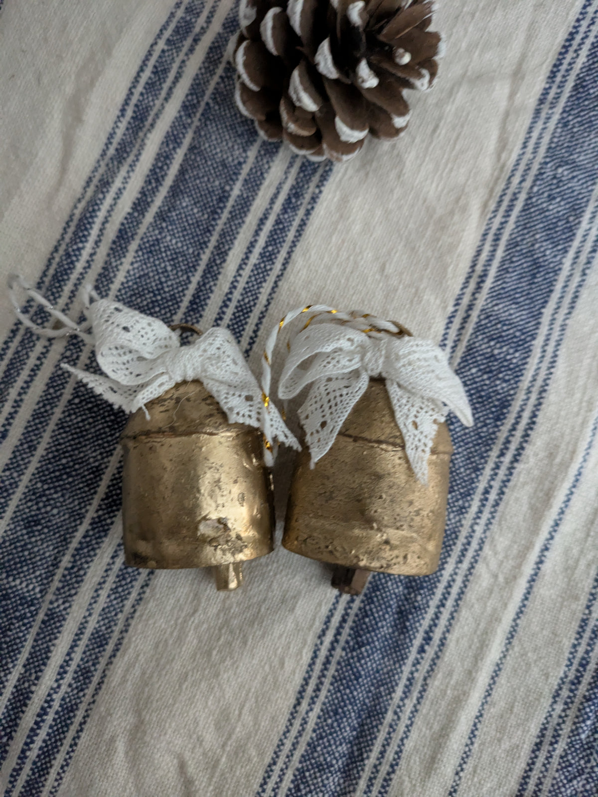 Cowbell Ornament-2" - Golden finish