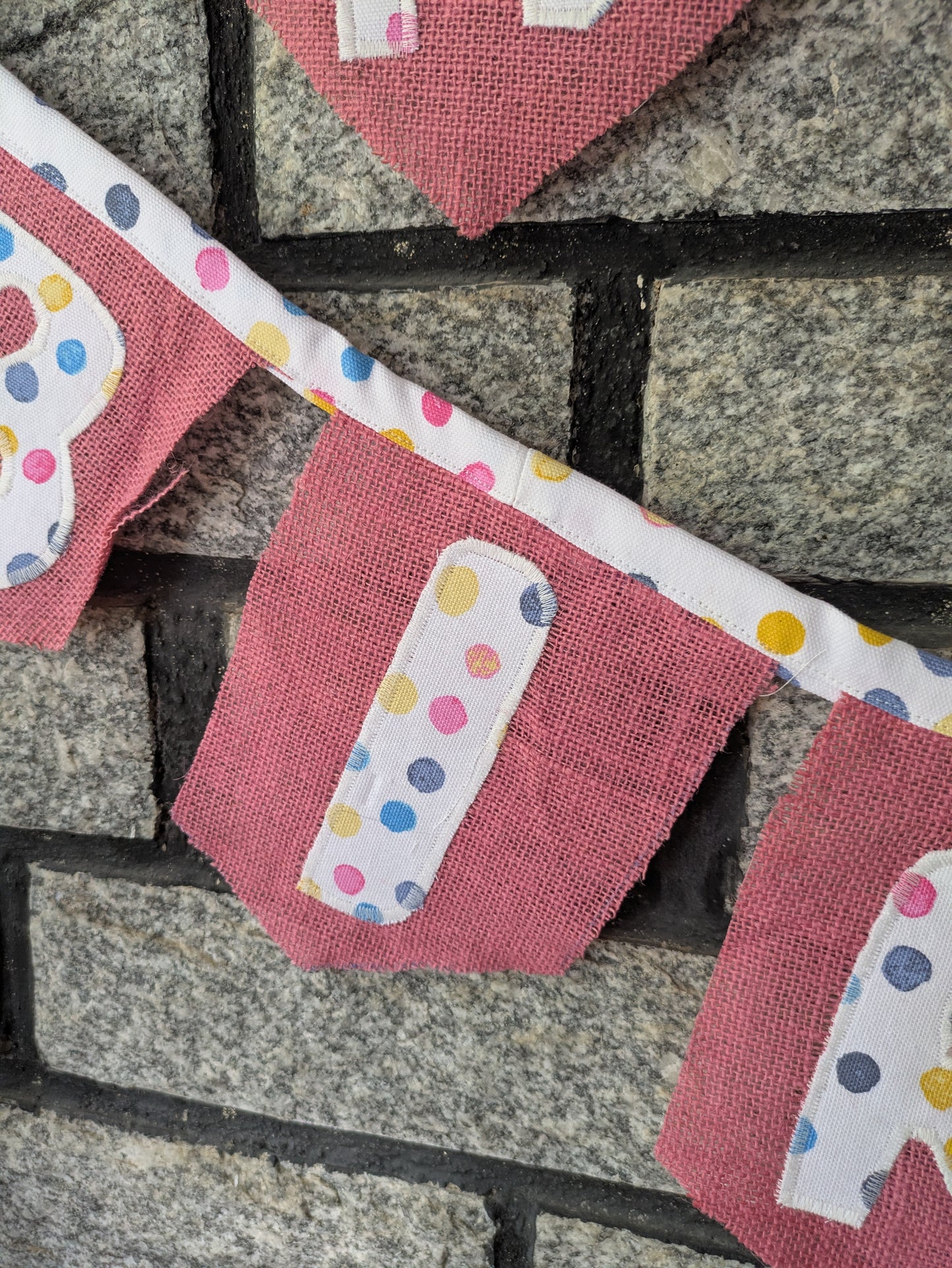 Birthday Bunting - Polka Dots