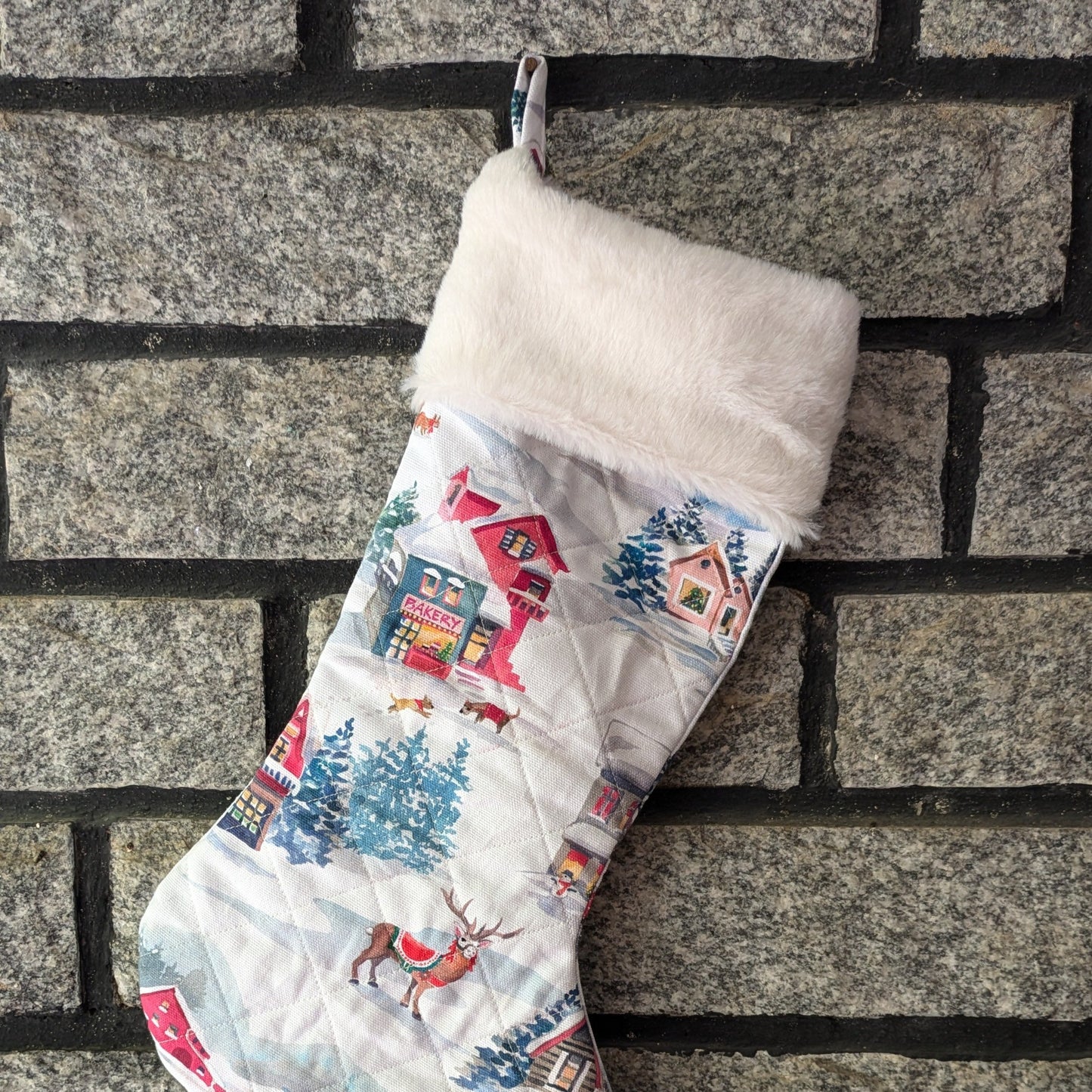 Christmas Stocking - White Christmas