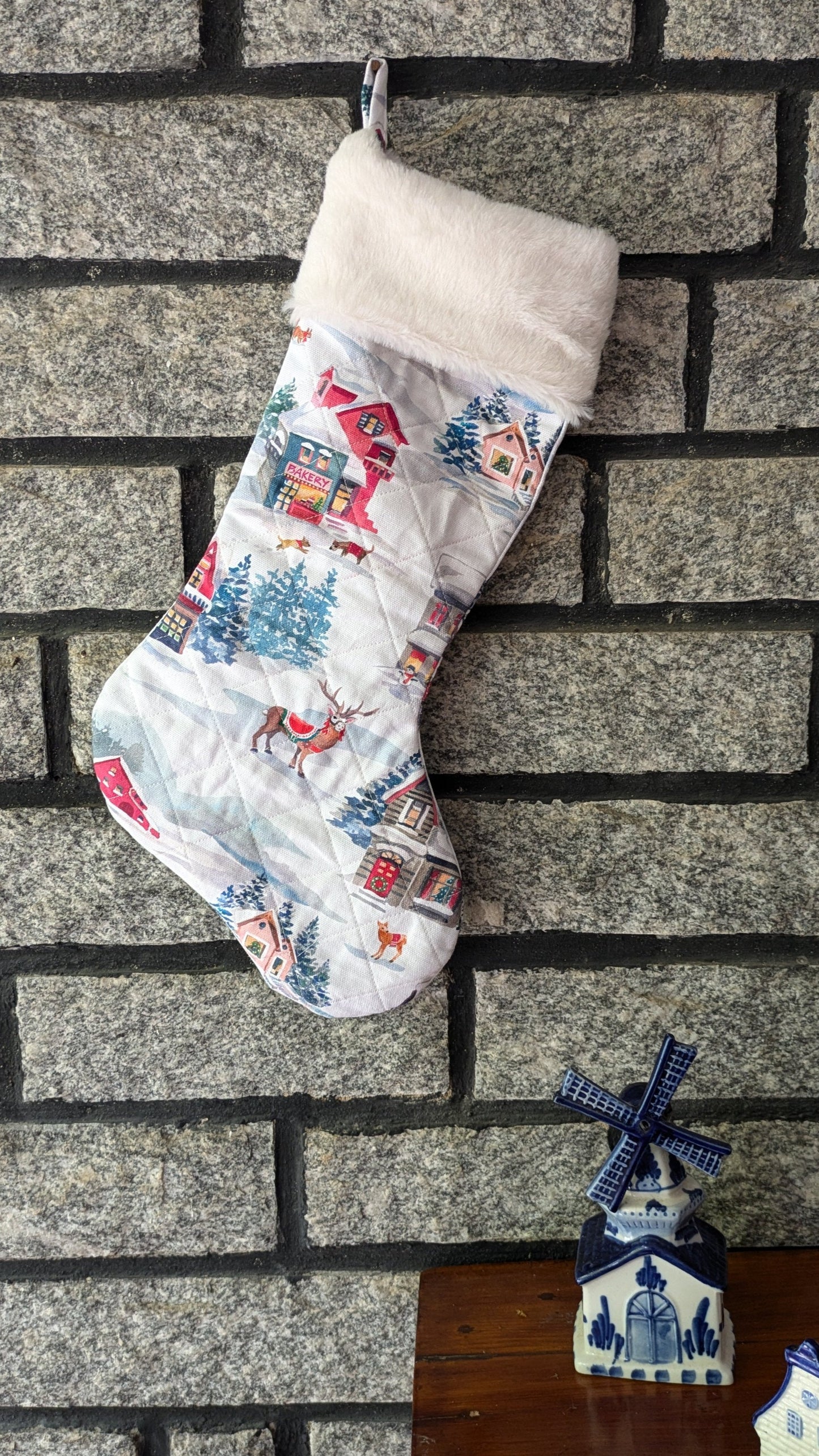 Christmas Stocking - White Christmas