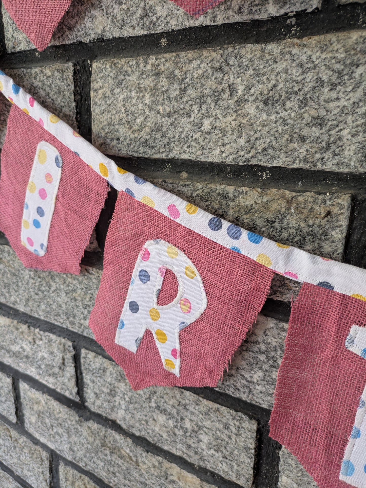 Birthday Bunting - Polka Dots